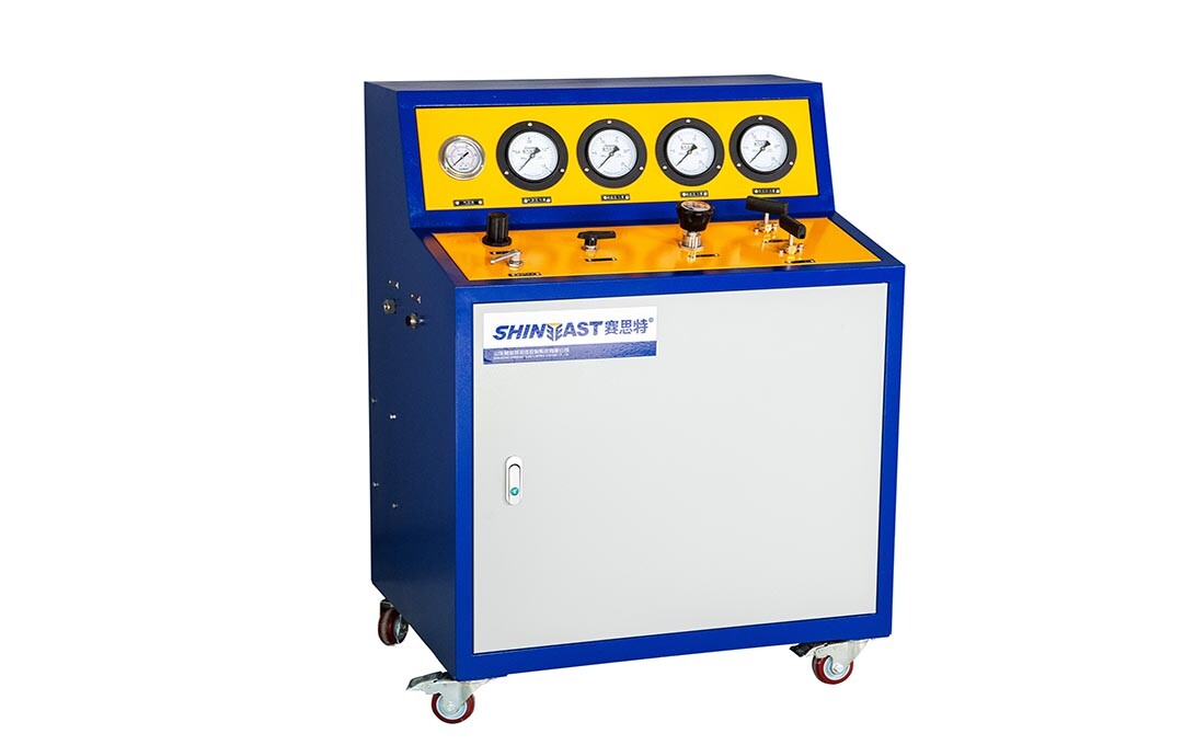 Sistema de presurización de gas tipo caja