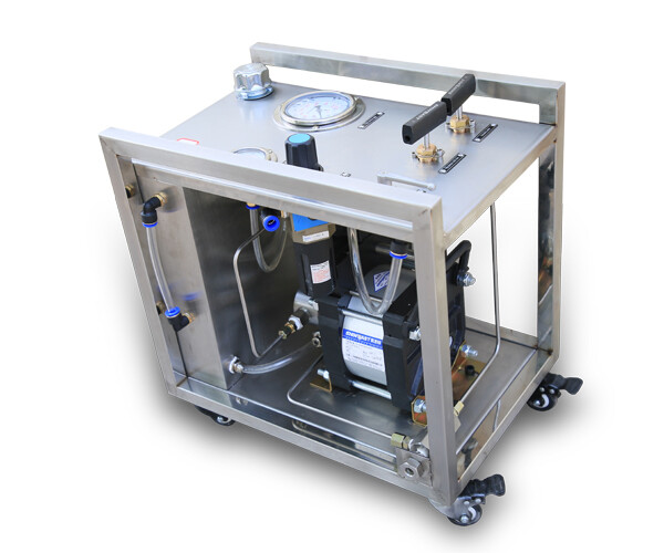 Composição da máquina de teste hidráulico portátil Composição da máquina de teste hidráulico portátil