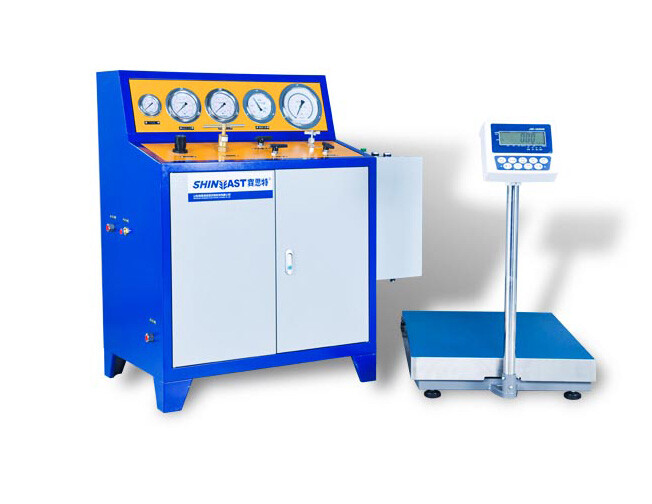 Processo de operação e princípio de funcionamento do equipamento de enchimento de heptafluoropropano acionado por gás