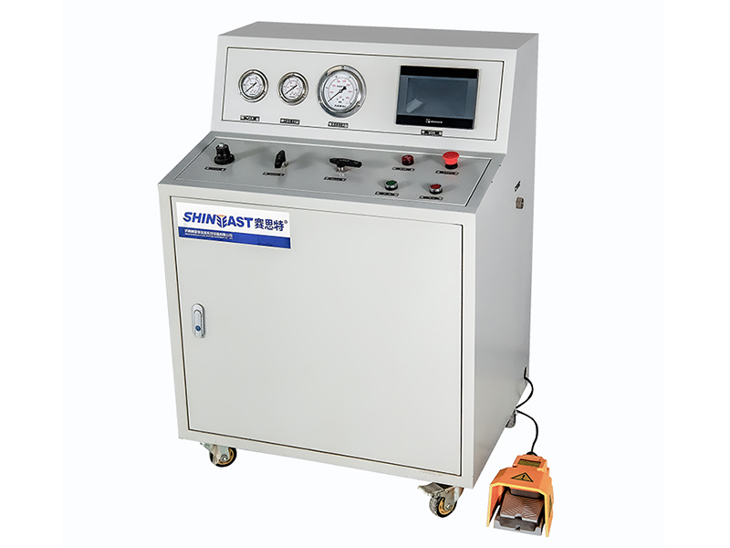 Teste de vazamento de ar para tubo