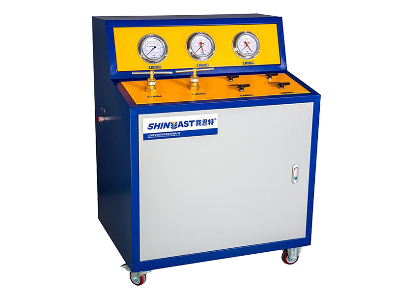 Equipamento de teste de garrafas criogênicas