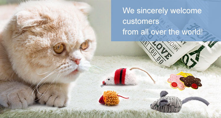 Custom Interactive Cute Realistic Catnip Paw Shape Polyester Cat Toys