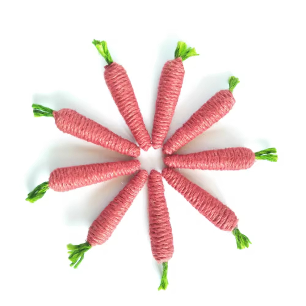 Custom ECO Friendly Teaser Interactive Hemp Sisal Rope Bite Pet Cat Toy
