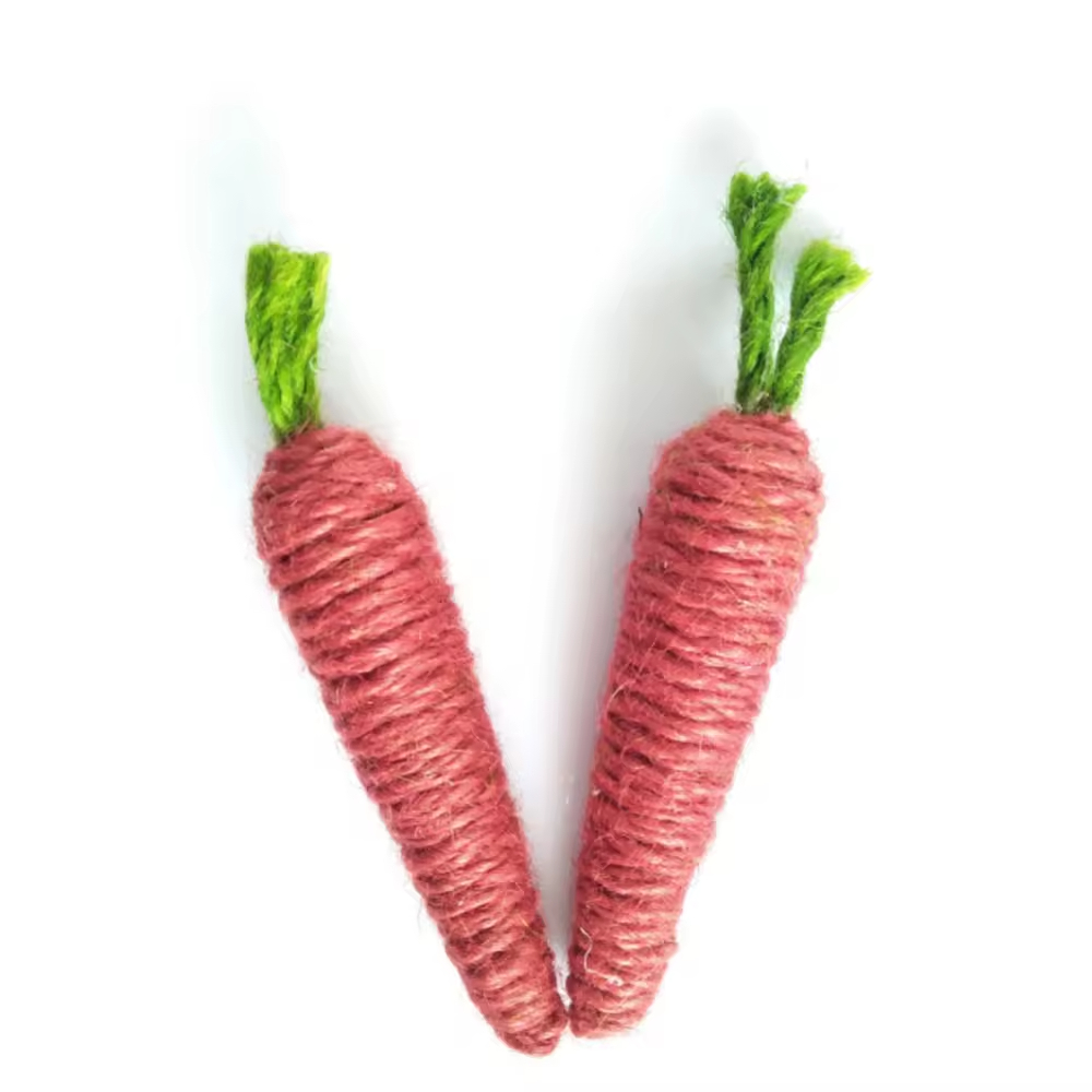 Custom ECO Friendly Teaser Interactive Hemp Sisal Rope Bite Pet Cat Toy