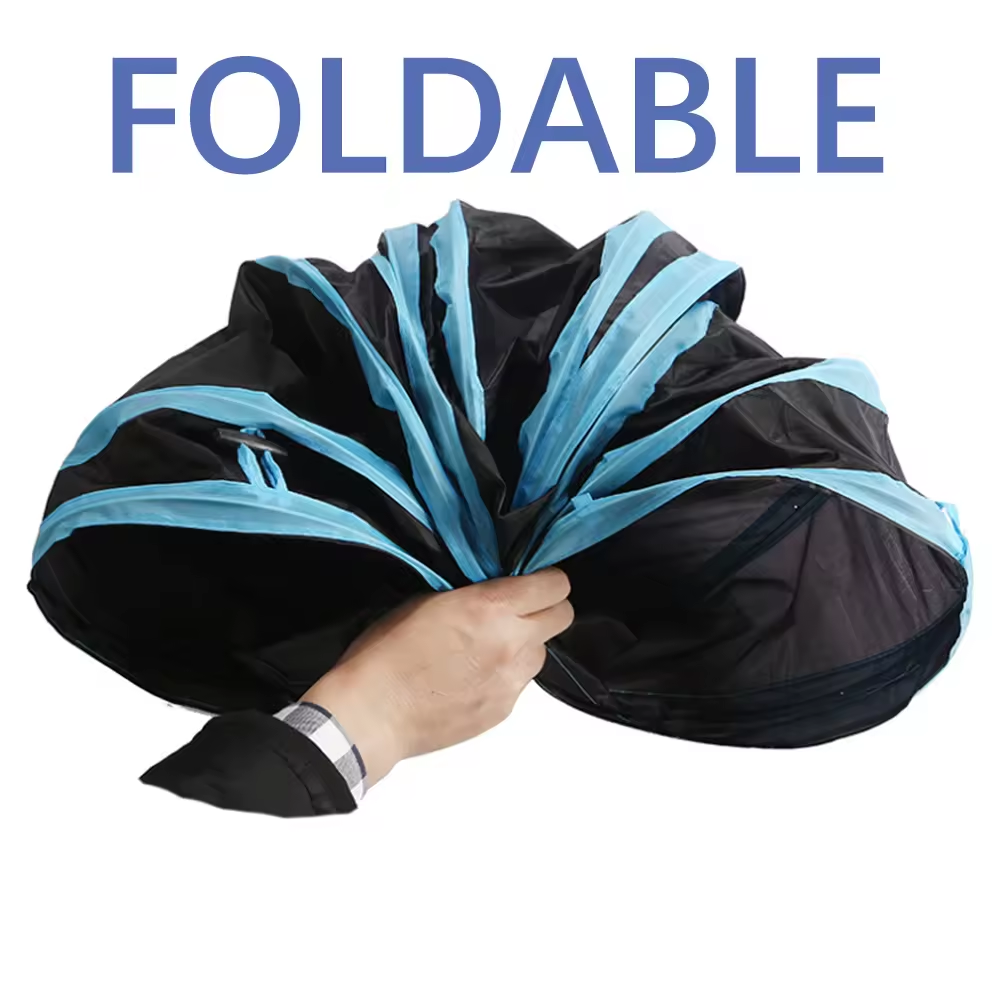 Factory Pleasure Ground Tube Retractable Puzzle Collapsible Three-Way Pet Cat Tunnel Toys