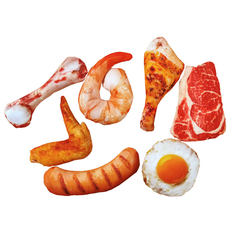 Hot Anti Bite Creative Simulation Food Puppy Squeaky Pet Chewy Dog Cat Toys