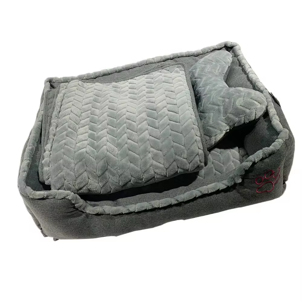 Hot Sell Cute Cooling Plush Comfy Calming Sofa Warm Big Dog Beds With Creative