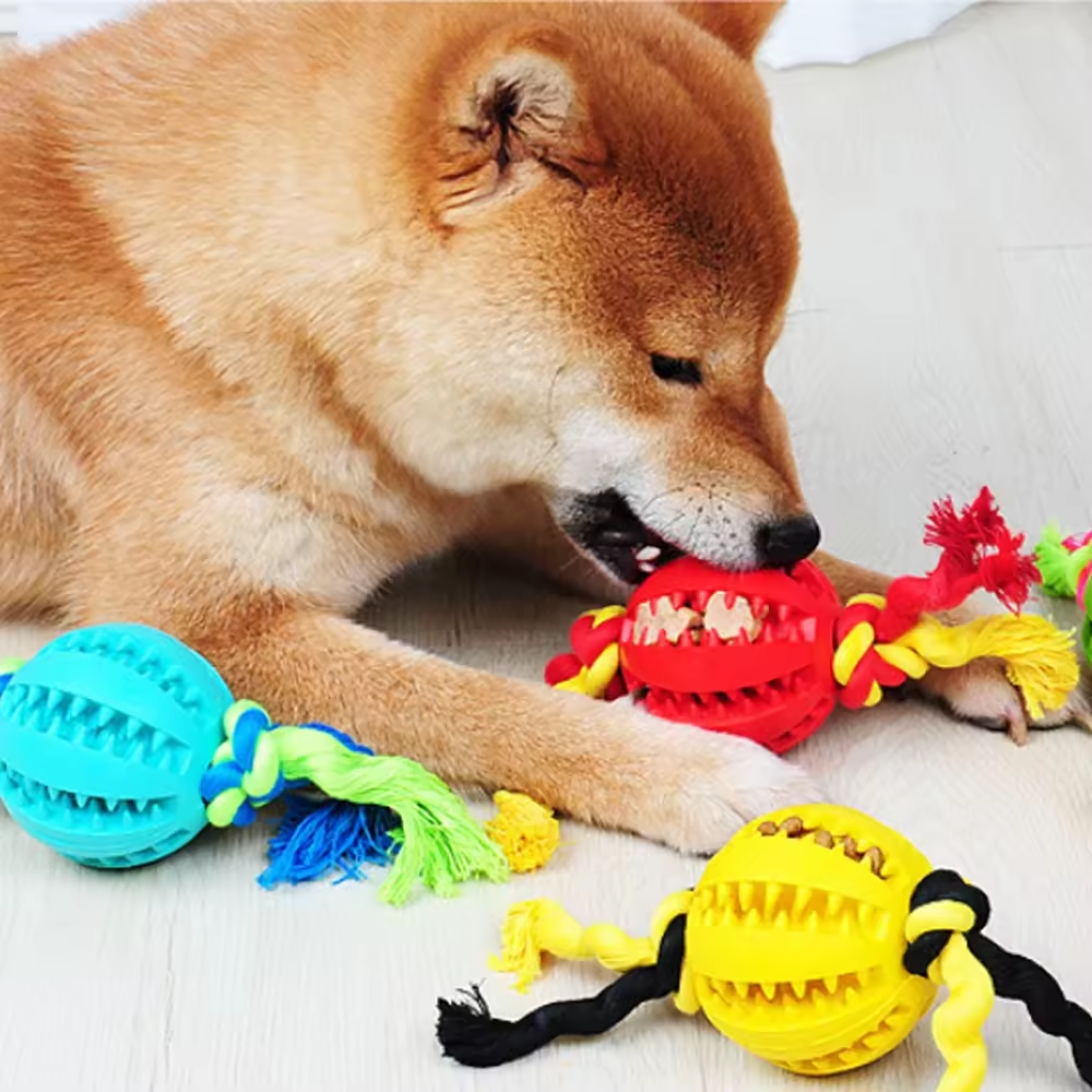 Wholesale Durable Rope Ball Food Leakage Tooth Cleaning Bulk Chew Pet Dog Toys