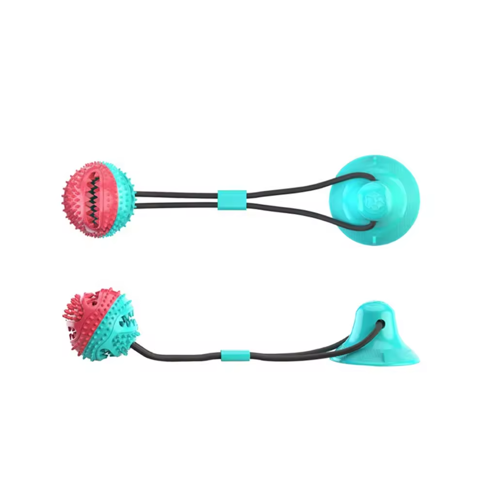 High Quality Interactive TPR Rubber Rope Food Leakage Dog Chew Toy