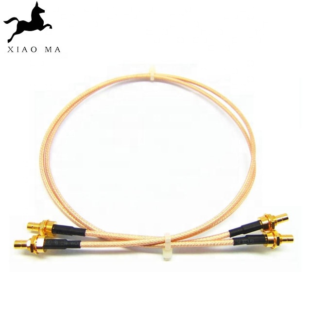 SMB Male to SMB Plug Connector RG316 RG174 RF Cable Assembly XMR-SPTX90