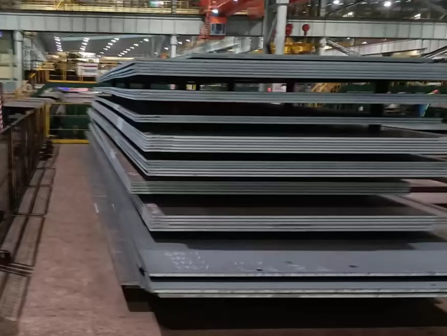 Placa de acero para maquinaria de construcción naval y construcción