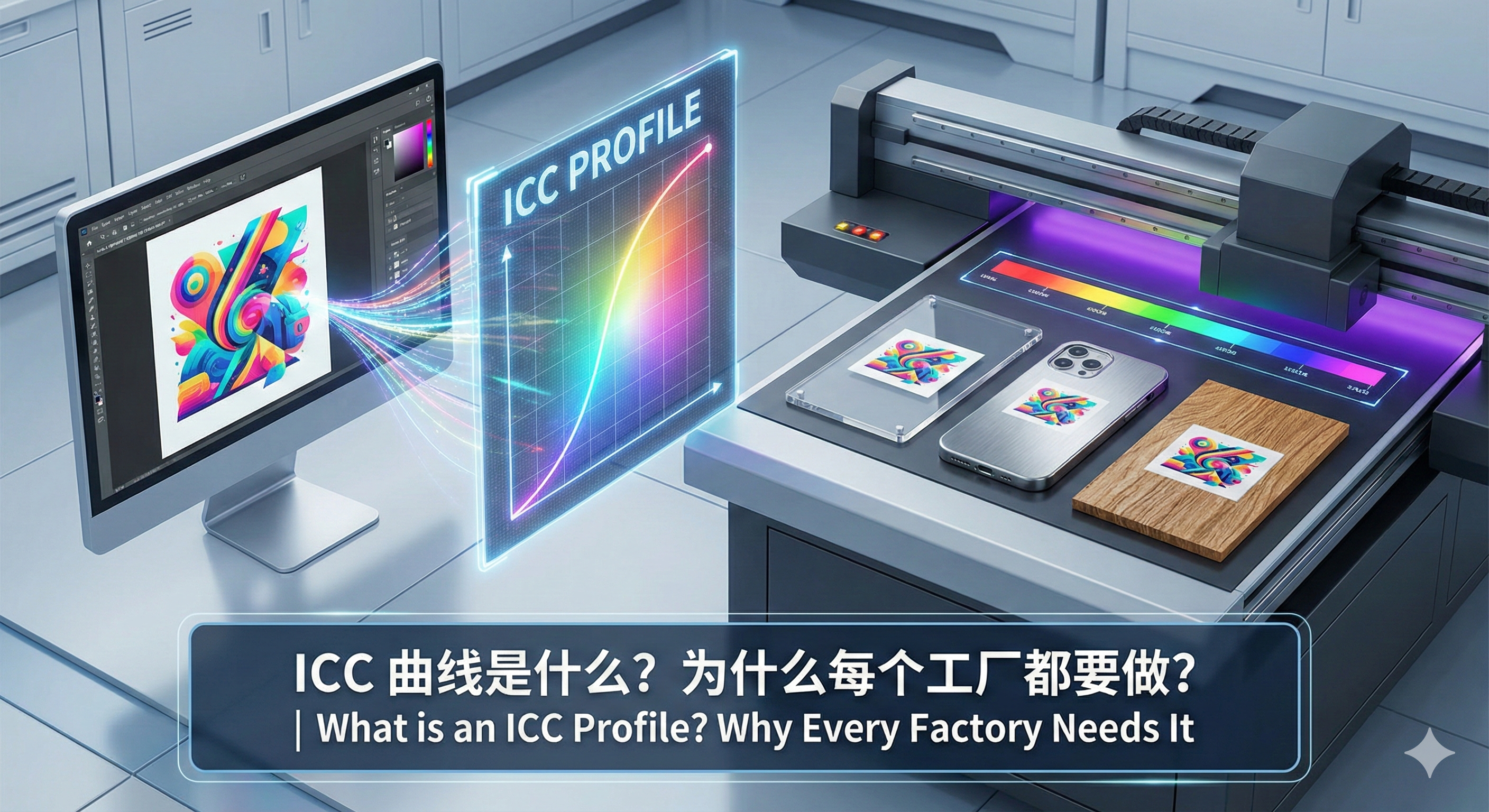 什么是ICC配置文件？UV印刷成功的关键 | UV打印机指南