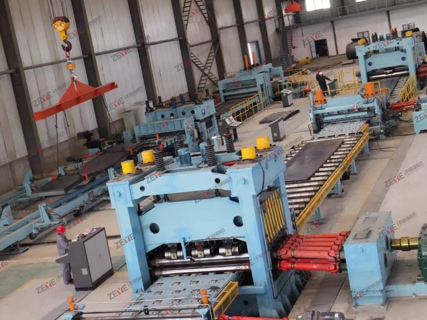 Линия продольной резки толстого листа 3-12 мм Q345/Q245