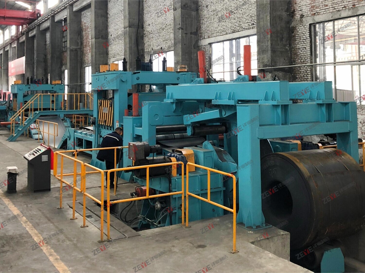 Линия продольной резки толстого листа 3-12 мм Q345/Q245