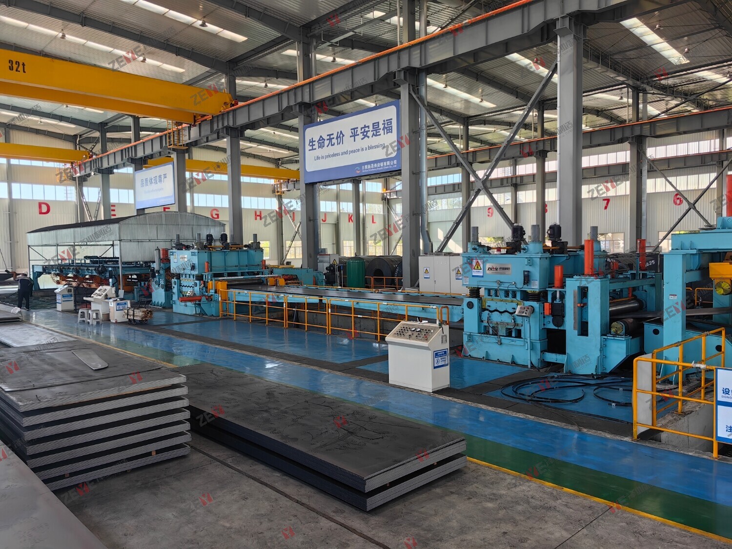 Линия продольной резки толстого листа 3-12 мм Q345/Q245