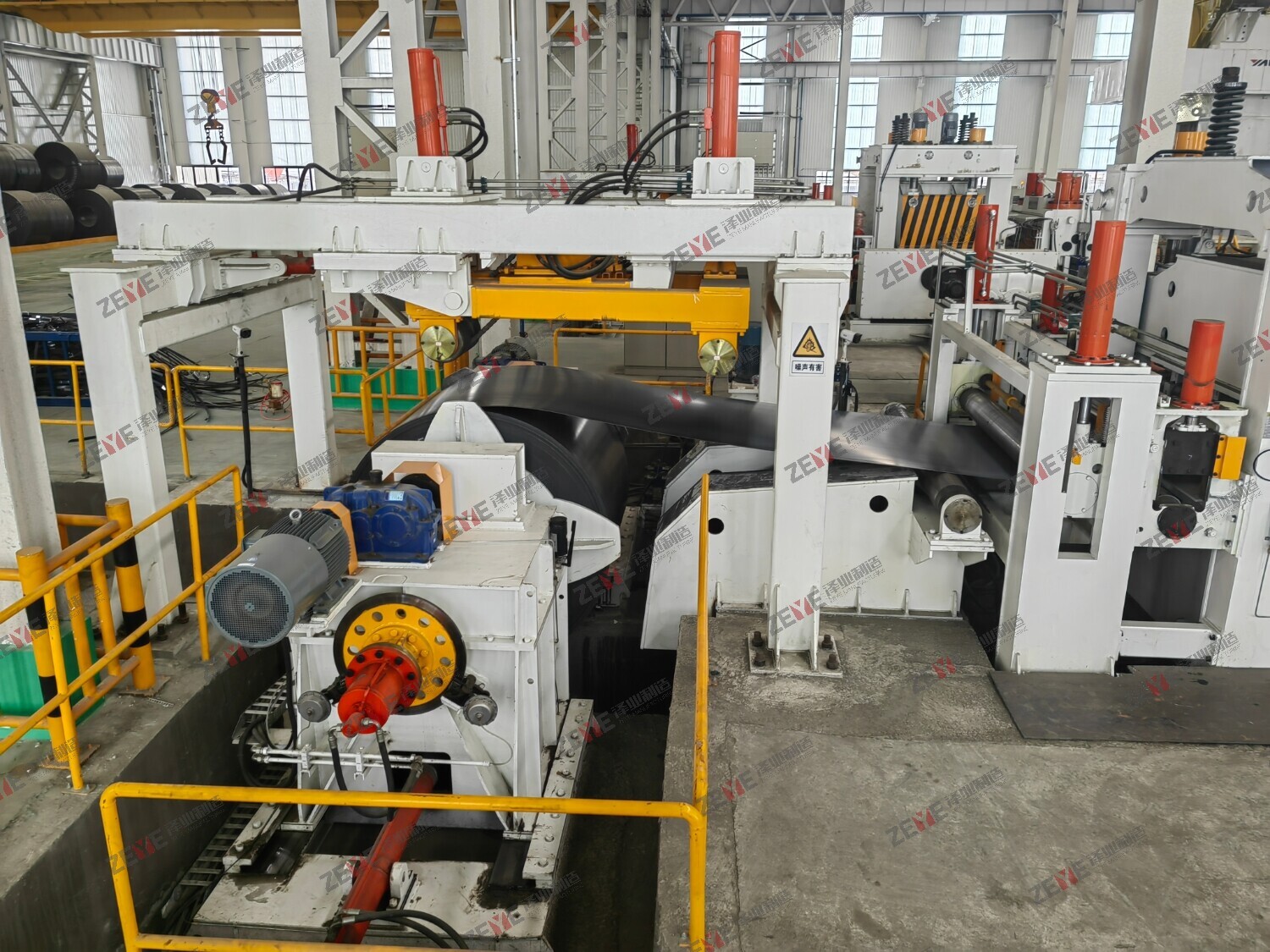 Линия продольной резки толстого листа 3-12 мм Q345/Q245