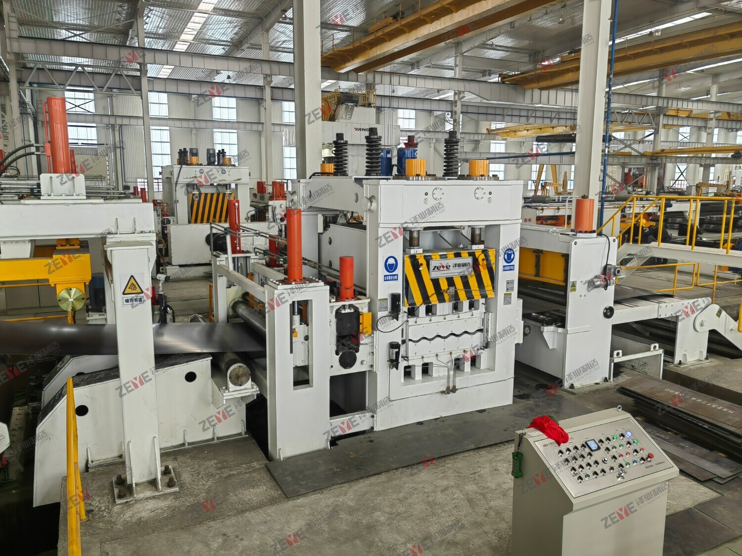 Линия продольной резки толстого листа 3-12 мм Q345/Q245