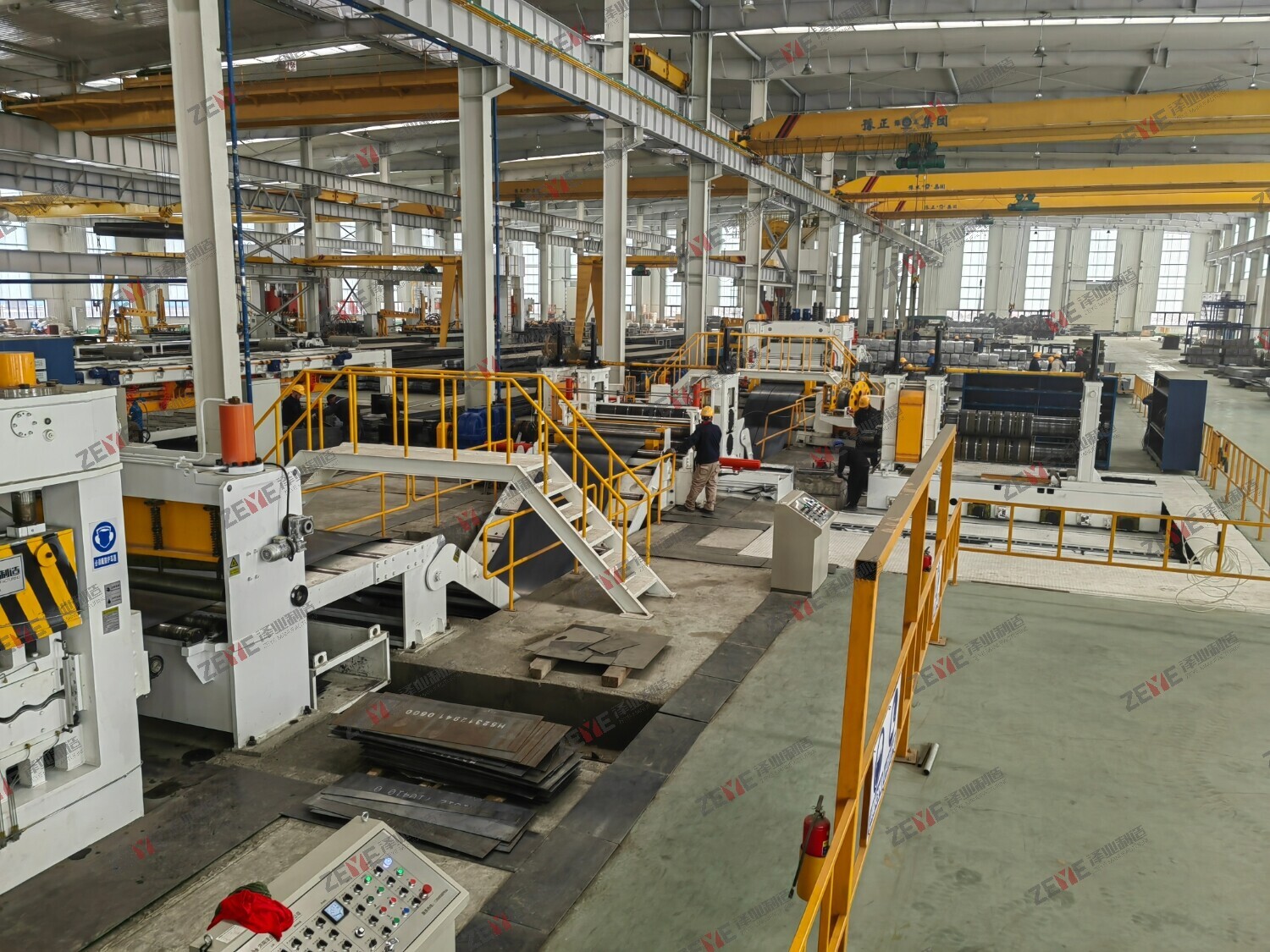 Линия продольной резки толстого листа 3-12 мм Q345/Q245