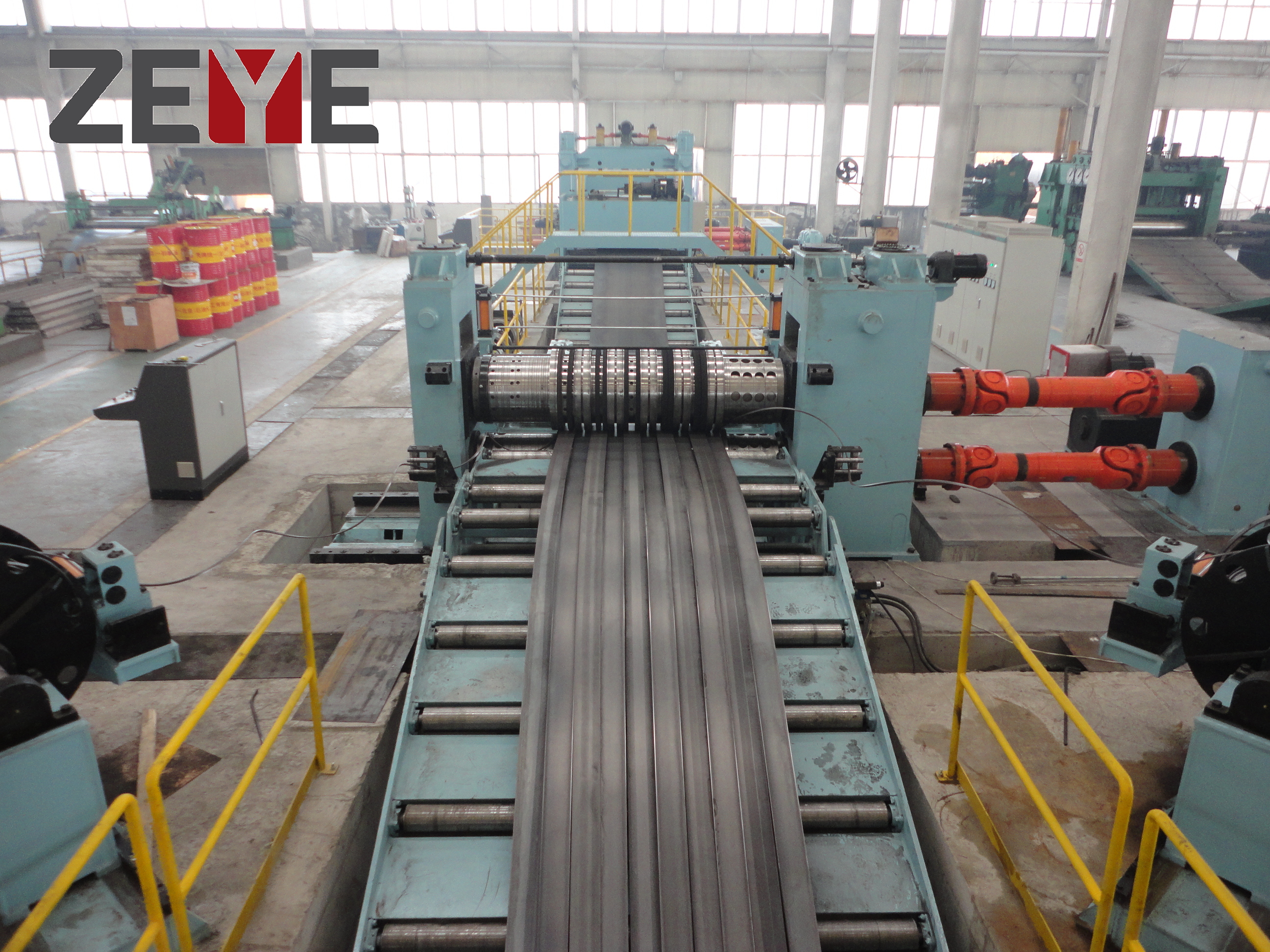 16мм T X 2000мм W Станок для продольной резки металлических рулонов, с триммером ASTM/SS400/HR/CR линия продольной резки рулонов, гильотинное устройство