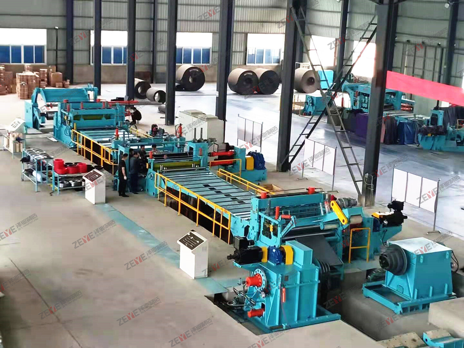 Линия продольной резки для толстого метала