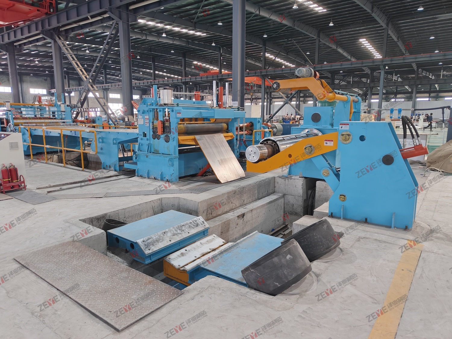 Линия продольной резки металла 0,5-3 мм x 1650 мм с двойными ножами