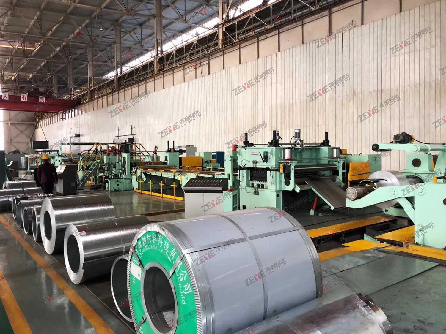 Вырезать по длине машины для AL SS HR CR ZAM PPGI стальные рулоны