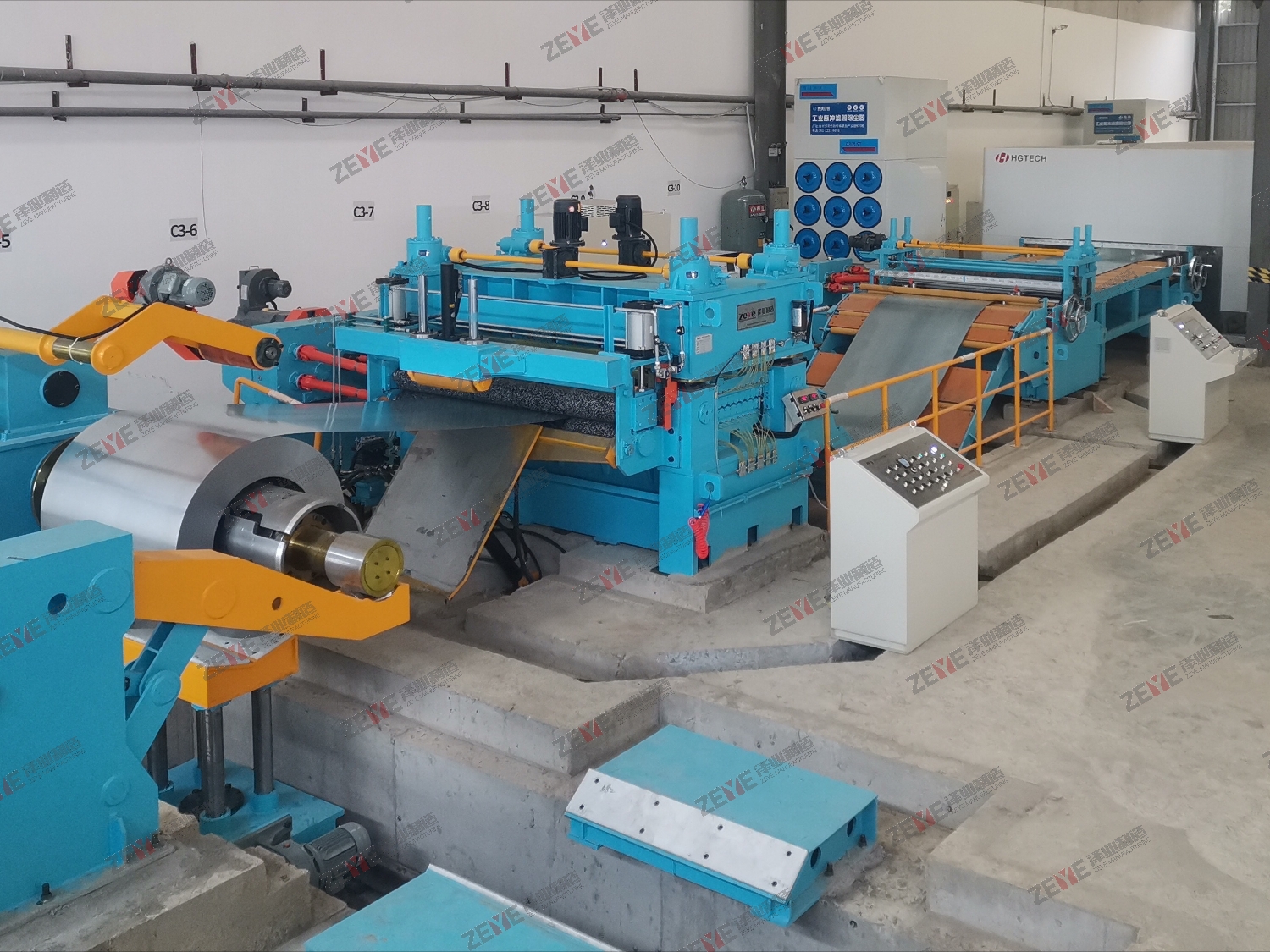 Línea de Corte Láser con Alimentación por Servo