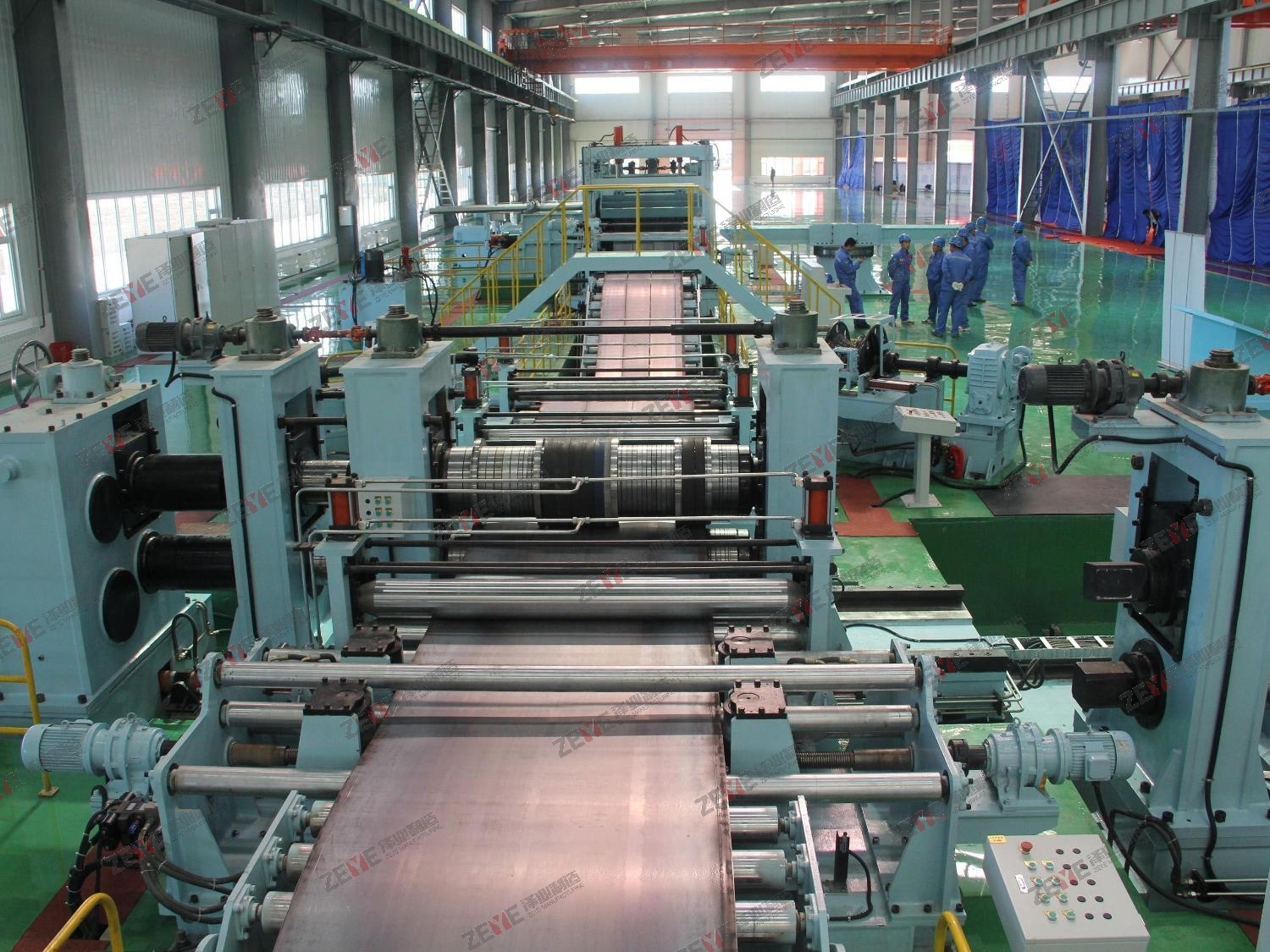 Линия продольно-поперечной резки и продольной намотки