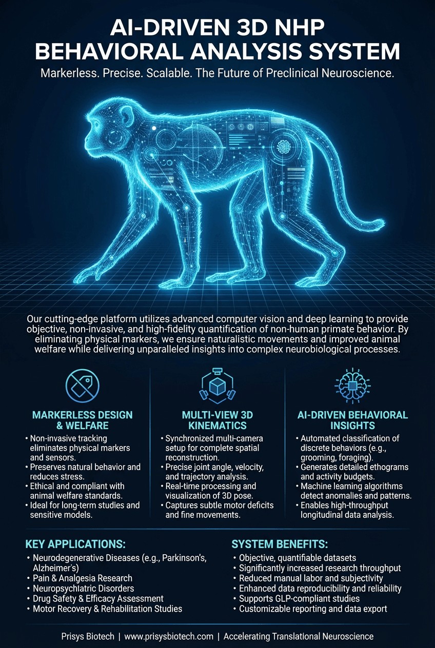 AI-based markerless 3D behavioral analysis system by Prisys Biotech (1)