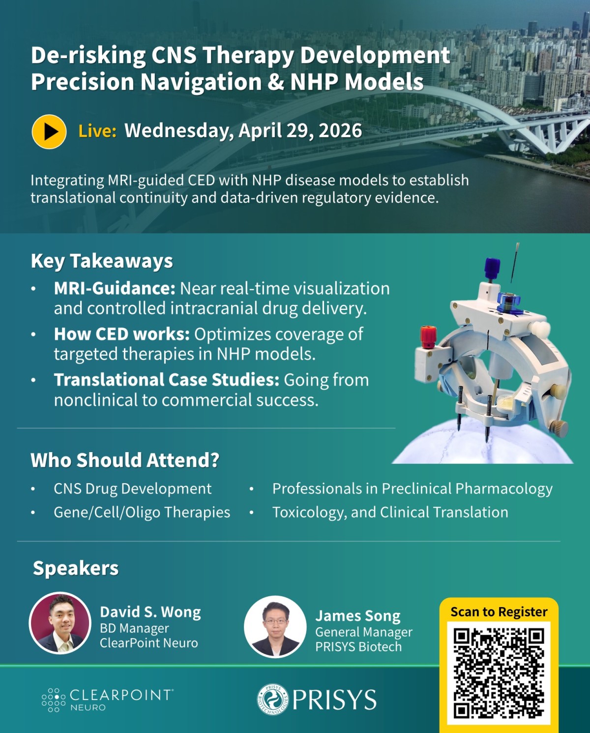 De-risking CNS Therapy Development Precision Navigation & NHP Models