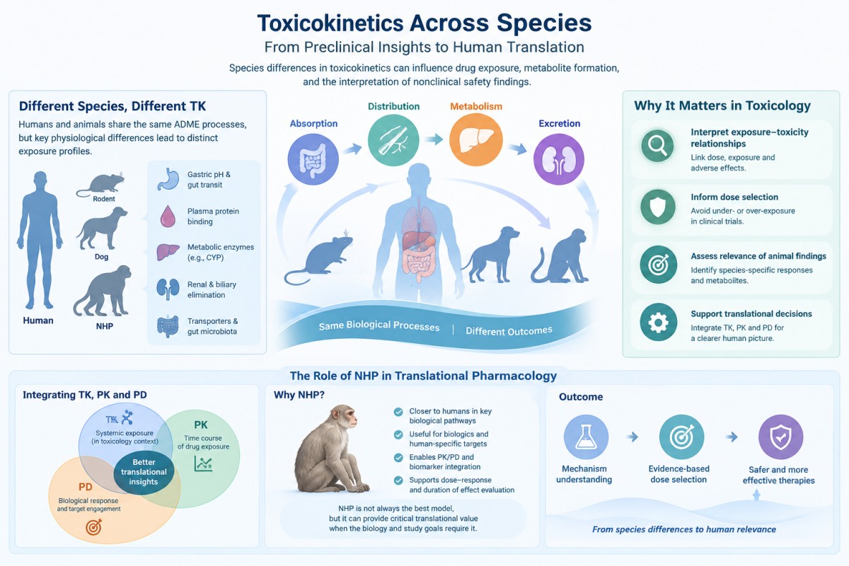 Toxicokinetics Across Species Infographic Toxicokinetics Across Species Infographic
