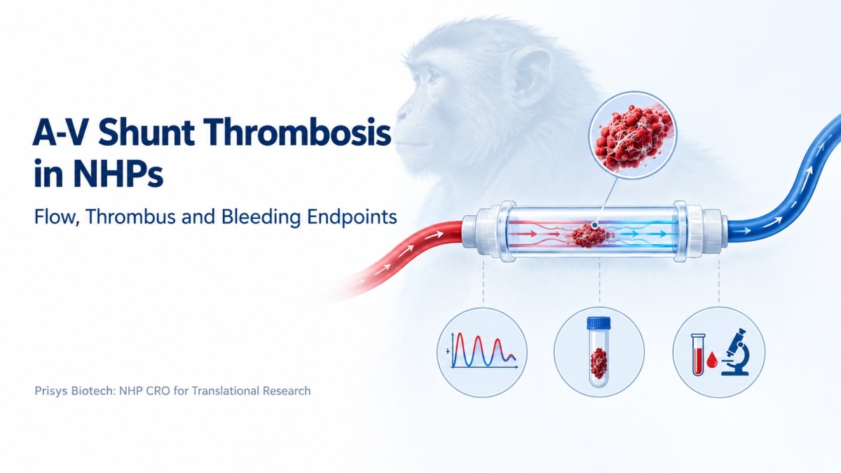 non-human primate (NHP) arteriovenous shunt thrombosis non-human primate (NHP) arteriovenous shunt thrombosis