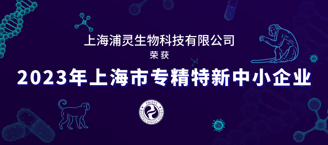 喜报丨浦灵生物荣获2023年上海市专精特新中小企业称号