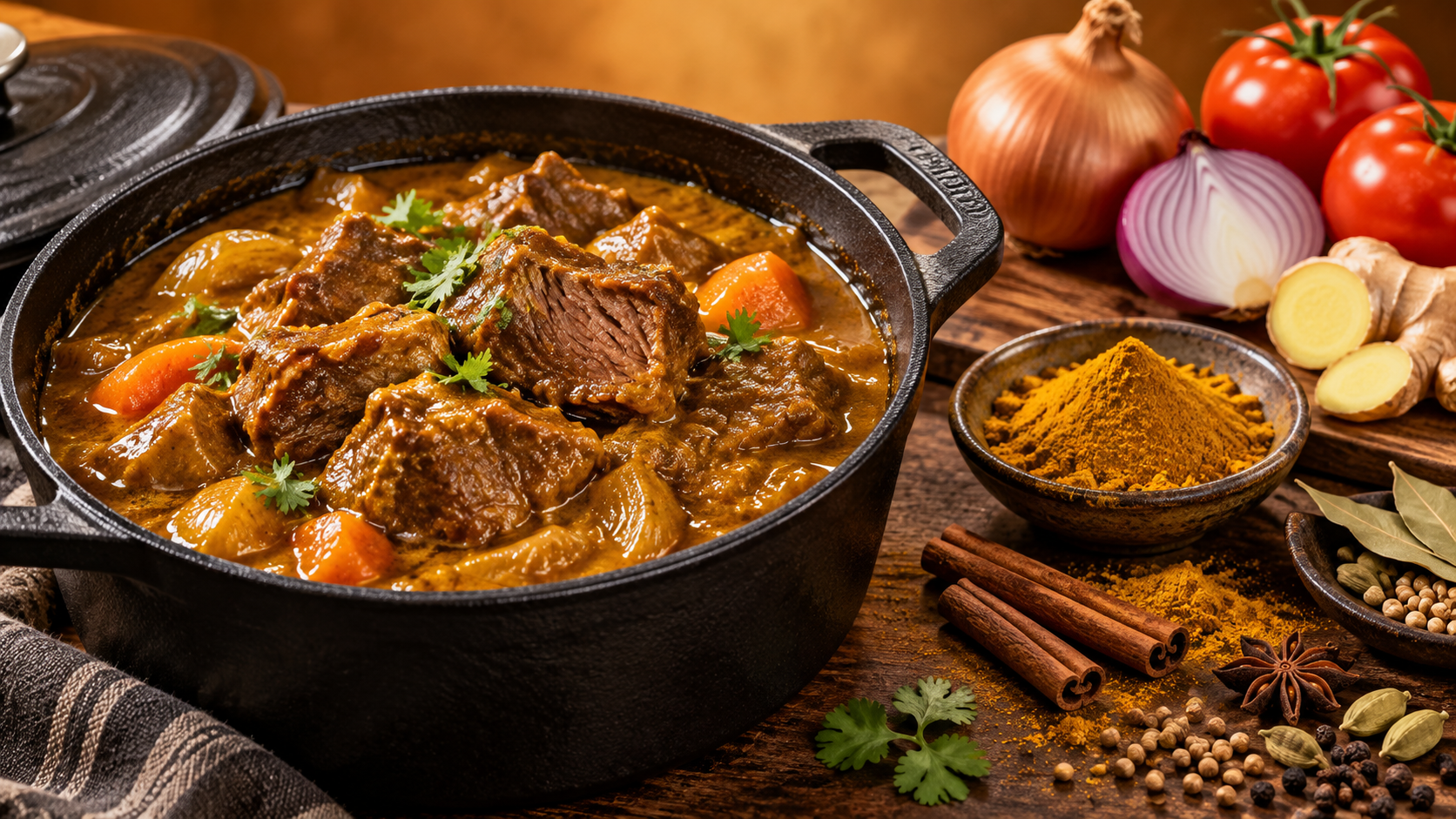 Как порошок карри для говядины влияет на баланс вкуса в блюдах длительного приготовления