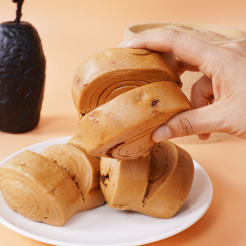 Булочки на пару с коричневым сахаром