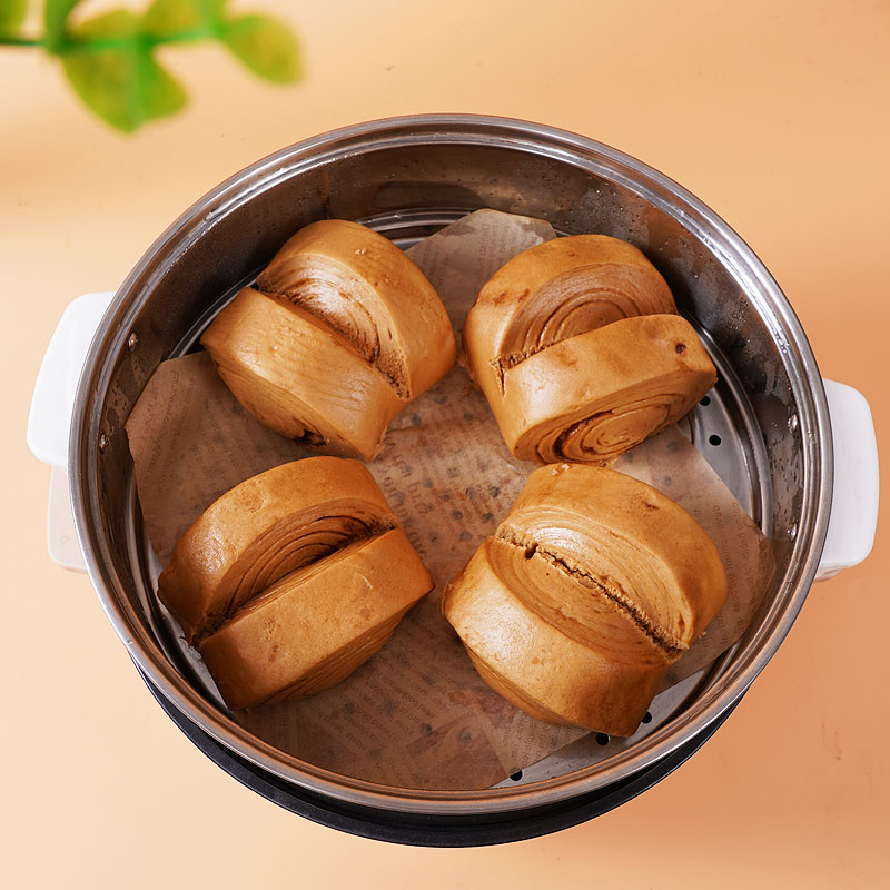 Булочки на пару с коричневым сахаром