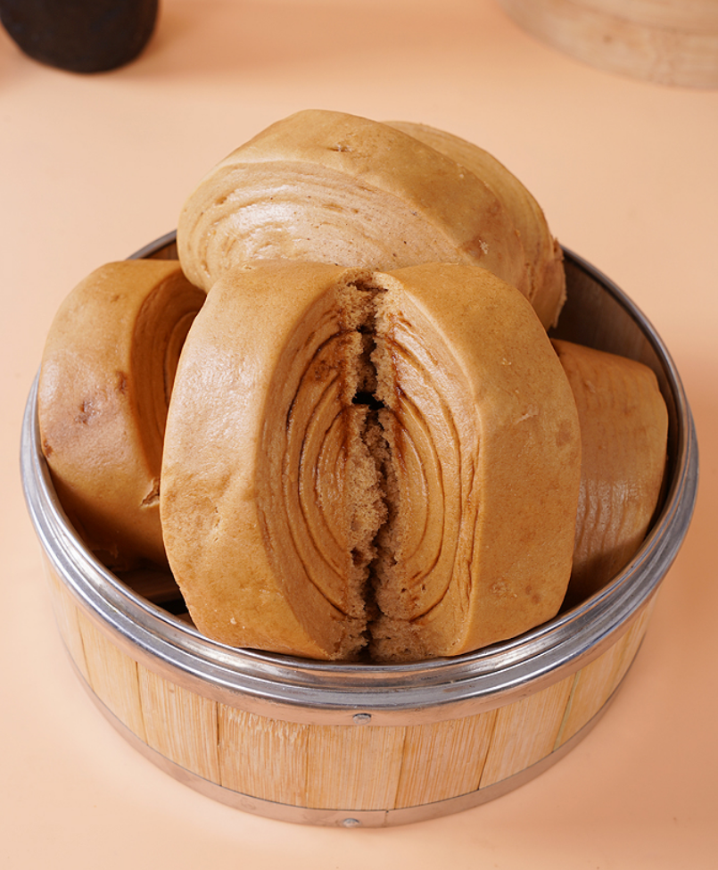 Булочки на пару с коричневым сахаром