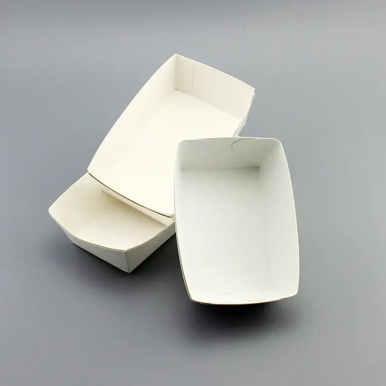 Round White Paper Plate