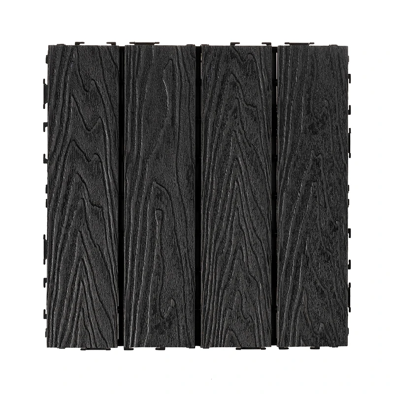 WPC outdoor flooring-Black