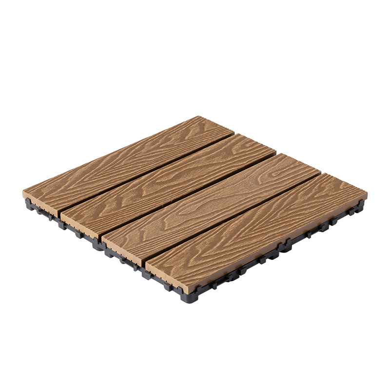WPC outdoor flooring-Teak Yellow
