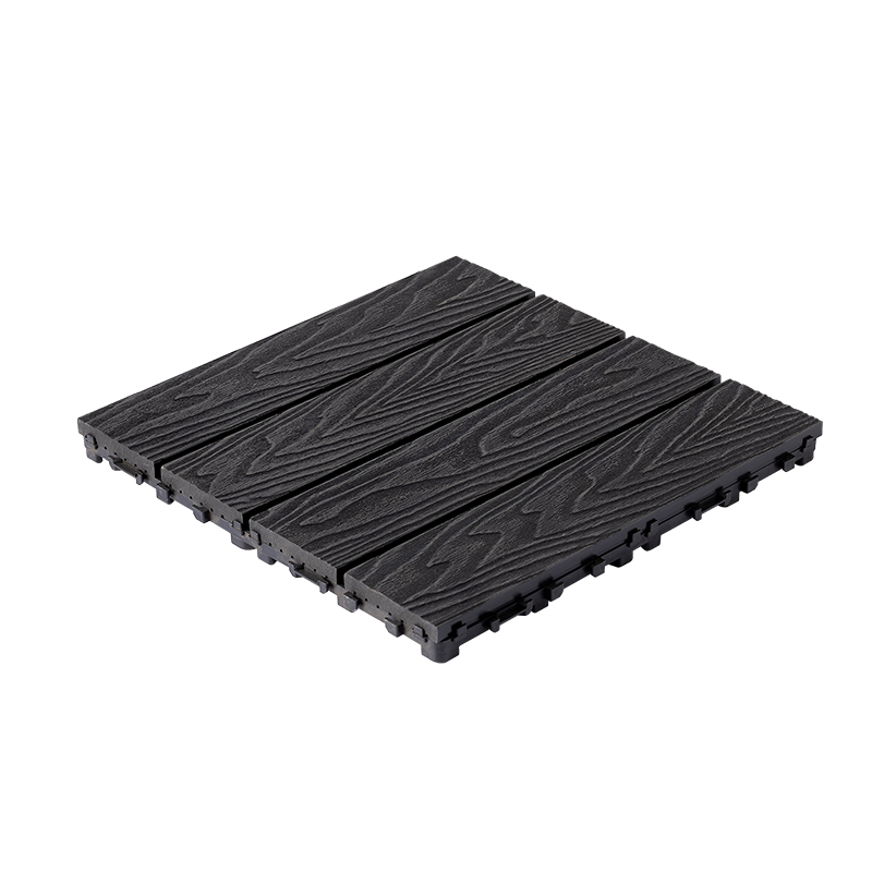 WPC outdoor flooring-Black