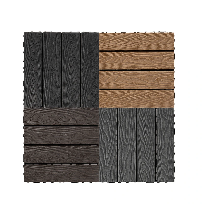 WPC outdoor flooring-Chocolate