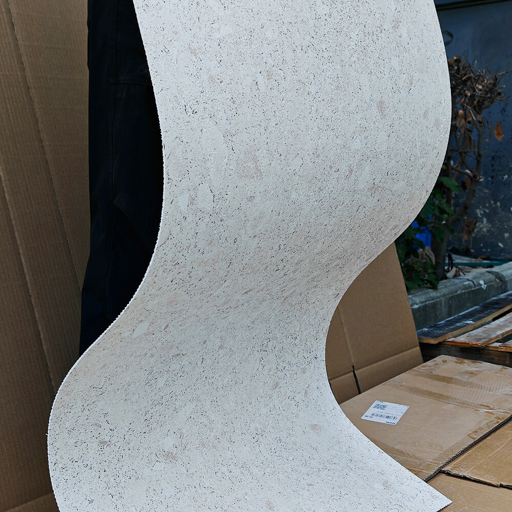 Outdoor flexible ceramic tile