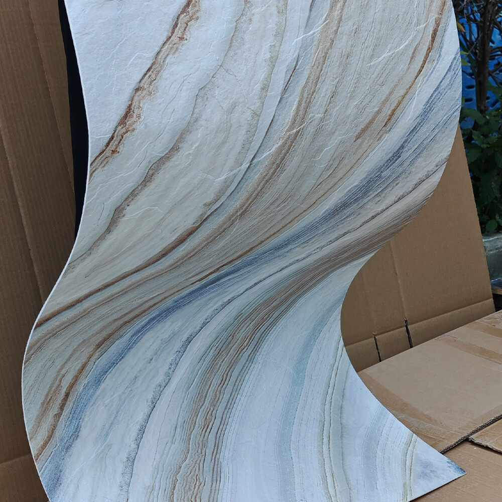 Outdoor flexible ceramic tile