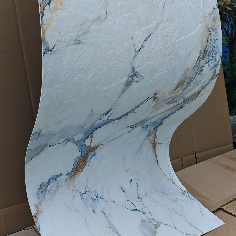 Outdoor flexible ceramic tile