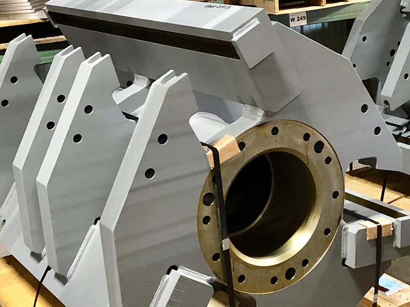 Mecanizado de piezas complejas de gran tamaño