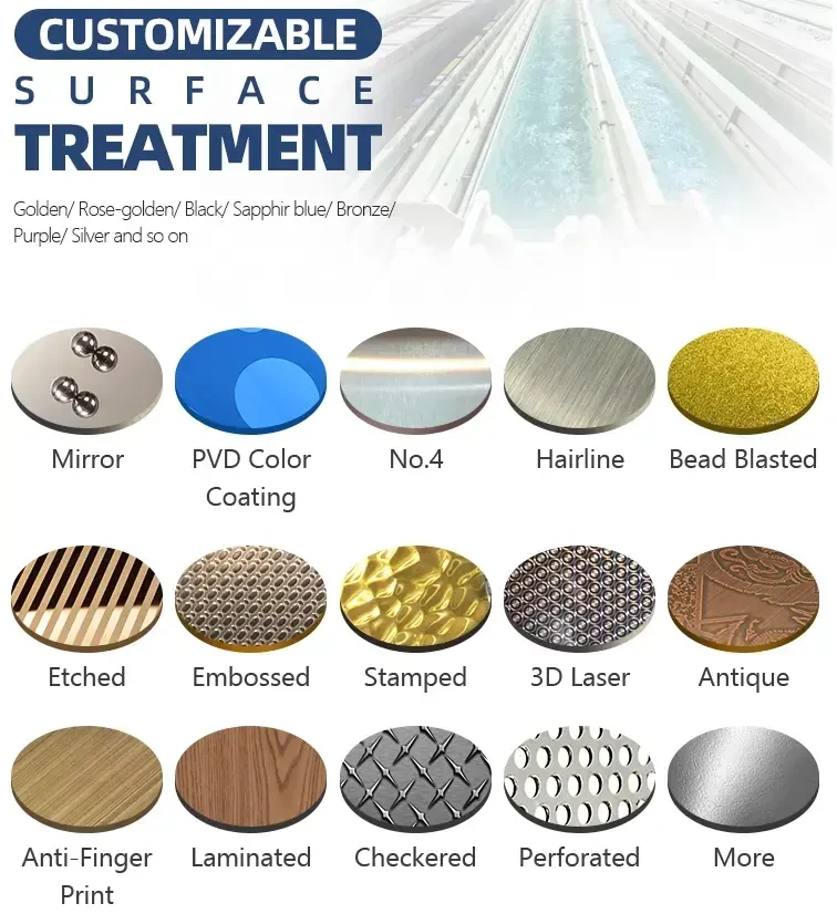 304 316 cold rolled hairline copper decorative stainless steel sheet