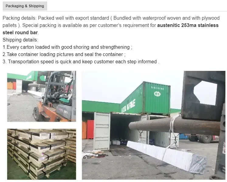 Corrosion resistant 253ma stainless steel round bar alloy s30815