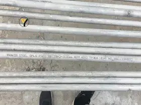 ASTM A312 TP316L WELDED PIPE WITH HEAT TREATMENT AND 100% UT 26INCH SCH10 6000MM LONG