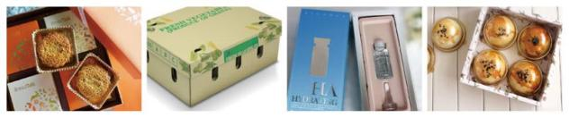 Коробка складная с клеем